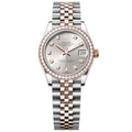 Rolex Datejust 31mm Women’s Master Quality Watch – Silver Diamond Dial, Rose Two-Tone Jubilee Bracelet & Rose Gold-Tone Diamond-Set Bezel
