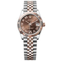 Rolex Datejust 31mm Women’s Master Quality Watch – Chocolate Sunburst Dial, Rose Two-Tone Jubilee Bracelet & Rose Gold-Tone Fluted Bezel