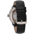 Maserati Epoca R8821118005 42mm Men’s Automatic Watch – Silver Dial & Black Alligator-Pattern Leather Strap
