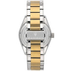 Maserati Traguardo R8823112003 45mm Men’s Automatic Watch – White Dial & Two-Tone Link Bracelet