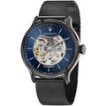 Maserati Epoca R8823118006 42mm Men’s Automatic Watch – Blue Dial & Gunmetal Gray Mesh Strap