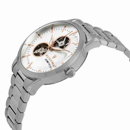 Maserati Tradizione R8823125001 40mm Men’s Automatic Watch – White Dial & Silver-Tone Link Bracelet