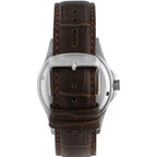 Maserati Competizione R8851100004 43mm Men’s Quartz Watch – Blue Honeycomb-Textured Dial & Brown Leather Strap