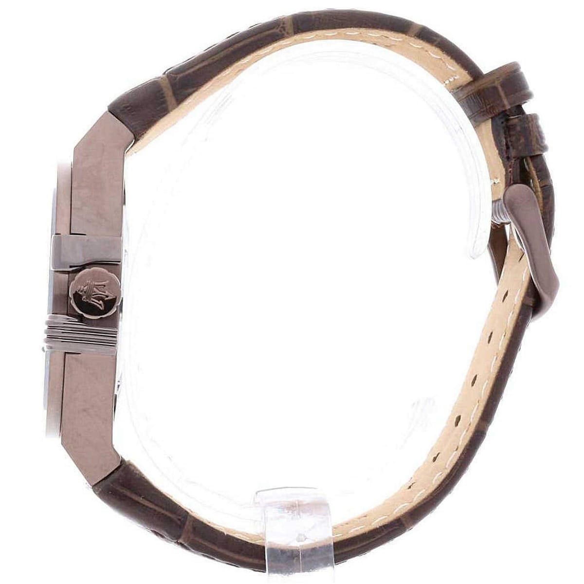 Maserati Potenza R8851108011 42mm Men’s Quartz Watch – Brown Sunray Dial & Brown Alligator-Pattern Leather Strap