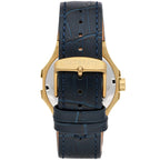 Maserati Potenza R8851108035 42mm Men’s Quartz Watch – Blue Waffle Dial & Blue Alligator-Pattern Leather Strap