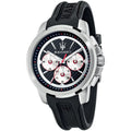 Maserati Sfida R8851123001 44mm Men’s Chronograph Watch – Carbon Fiber Dial & Black Rubber Strap