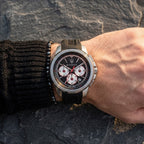 Maserati Sfida R8851123001 44mm Men’s Chronograph Watch – Carbon Fiber Dial & Black Rubber Strap