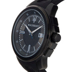 Maserati Sfida R8851123004 44mm Men’s Quartz Watch – Black Dial & Black Rubber Strap