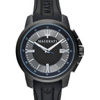 Maserati Sfida R8851123004 44mm Men’s Quartz Watch – Black Dial & Black Rubber Strap