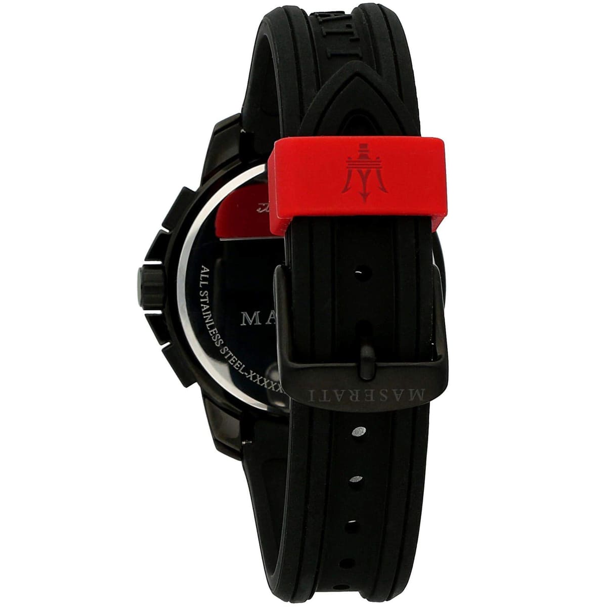 Maserati Sfida R8851123007 44mm Men’s Chronograph Watch – Carbon Fiber Dial & Black Rubber Strap