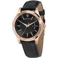 Maserati Circuito R8851127001 44mm Men’s Quartz Watch – Black Dial & Black Alligator-Pattern Leather Strap