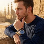 Maserati Competizione R8853100011 43mm Men’s Quartz Watch – Blue Multi-Function Dial & Silver-Tone Link Bracelet