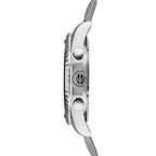 Maserati Competizione R8853100012 43mm Men’s Quartz Watch – Black Carbon Fiber Multi-Function Dial & Silver-Tone Link Bracelet
