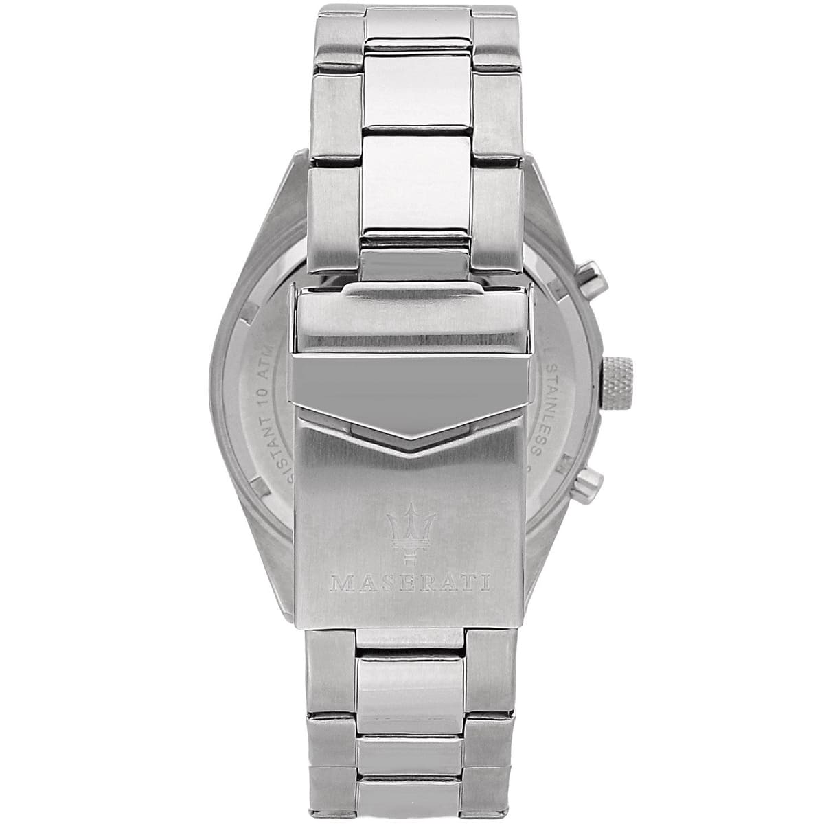 Maserati Competizione R8853100018 43mm Men’s Quartz Watch – Silver Multi-Function Dial & Silver-Tone Link Bracelet