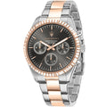 Maserati Competizione R8853100020 43mm Men’s Quartz Watch – Black Sunray Dial & Two-Tone Link Bracelet