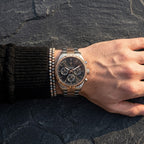Maserati Competizione R8853100020 43mm Men’s Quartz Watch – Black Sunray Dial & Two-Tone Link Bracelet