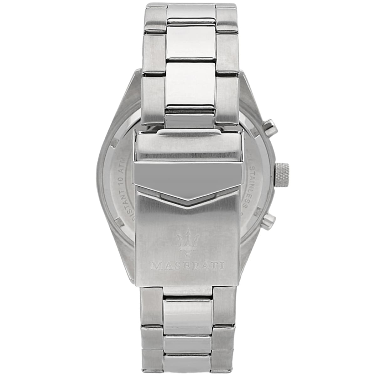 Maserati Competizione R8853100023 43mm Men’s Quartz Watch – Black Multi-Function Dial & Silver-Tone Link Bracelet