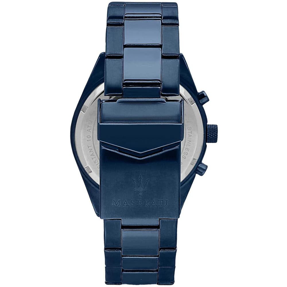 Maserati Competizione Blue Edition R8853100025 43mm Men’s Quartz Watch – Blue Honeycomb-Textured Dial & All-Blue Link Bracelet