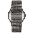 Maserati Potenza R8853108005 42mm Men’s Quartz Watch – Blue Textured Dial & Grey Stainless Steel Mesh Strap