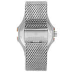 Maserati Potenza R8853108007 42mm Men’s Quartz Watch – Gray Textured Dial & Silver Mesh Strap