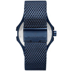 Maserati Potenza R8853108008 42mm Men’s Quartz Watch – Blue Waffle Dial & Navy Blue Mesh Strap