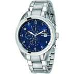 Maserati Traguardo R8853112505 45mm Men’s Quartz Watch – Blue Sunray Dial & Silver-Tone Link Bracelet
