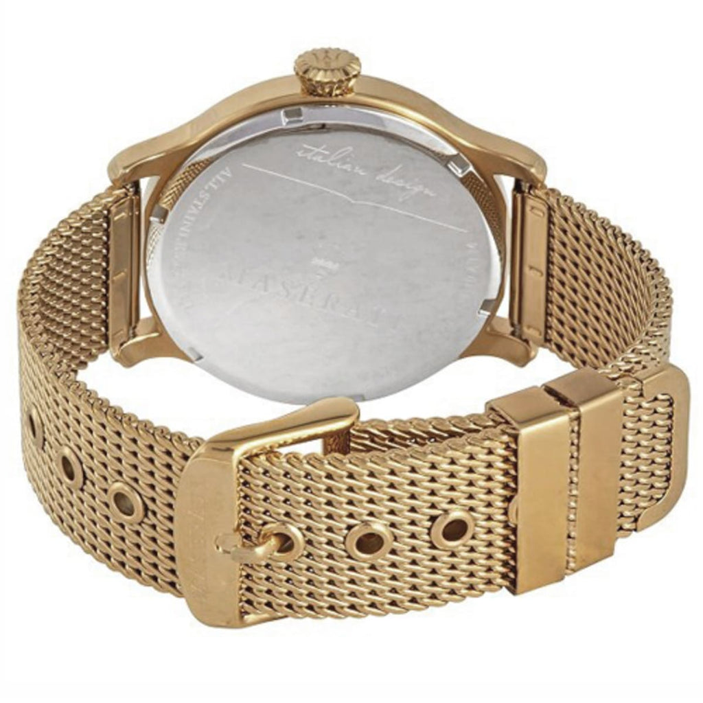 Maserati Epoca R8853118003 42mm Men’s Quartz Watch – Full Gold Sunray Dial & Gold Stainless Steel Mesh Strap