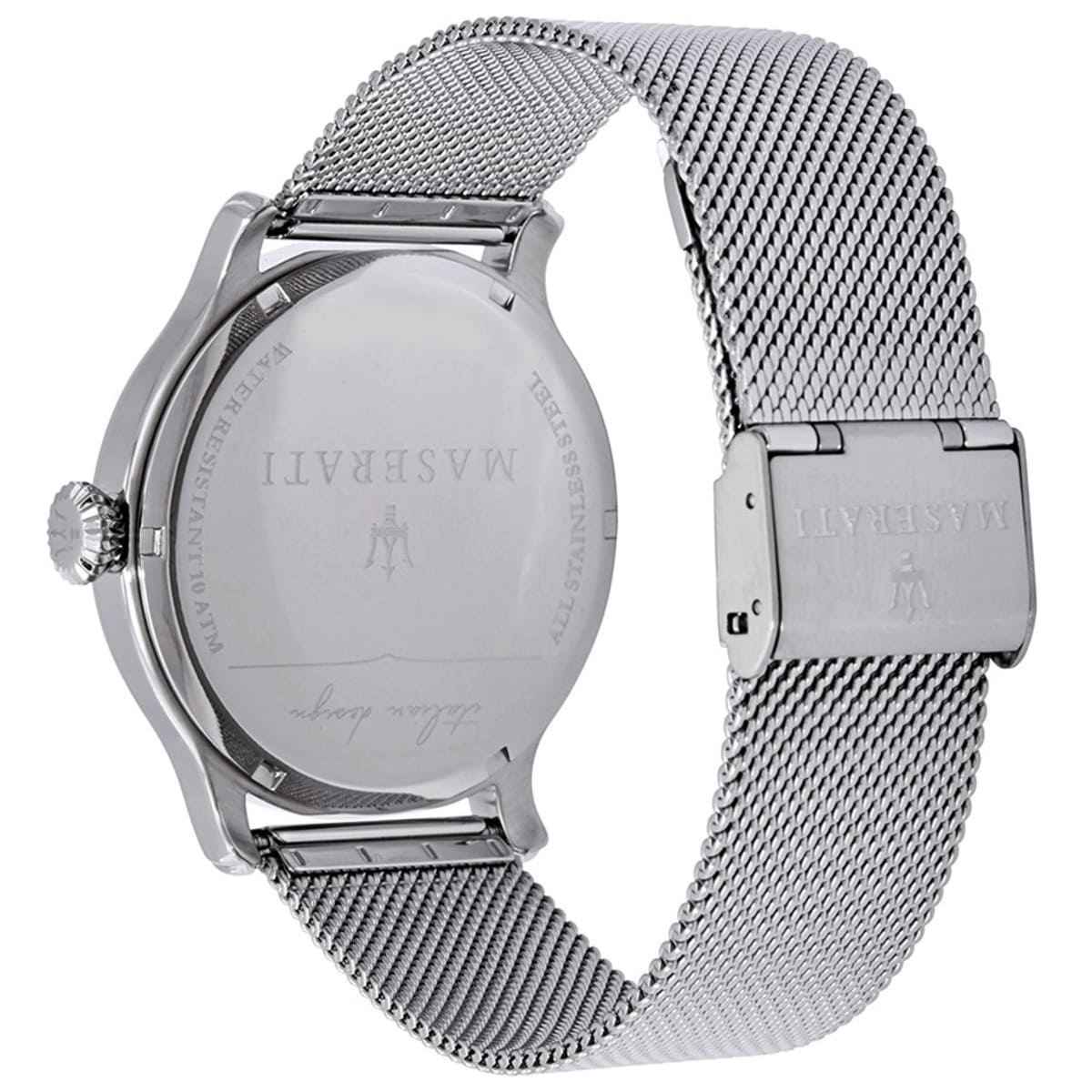 Maserati Epoca R8853118006 42mm Men’s Quartz Watch – Blue Sunray Dial & Silver Mesh Strap