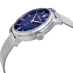 Maserati Epoca R8853118006 42mm Men’s Quartz Watch – Blue Sunray Dial & Silver Mesh Strap