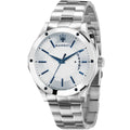 Maserati Circuito R8853127001 44mm Men’s Quartz Watch – Silver Dial & Silver-Tone Link Bracelet