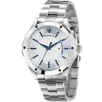 Maserati Circuito R8853127001 44mm Men’s Quartz Watch – Silver Dial & Silver-Tone Link Bracelet