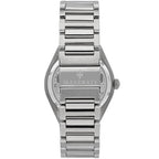Maserati Triconic R8853139002 43mm Men’s Quartz Watch – Blue Striped Dial & Silver Link Bracelet