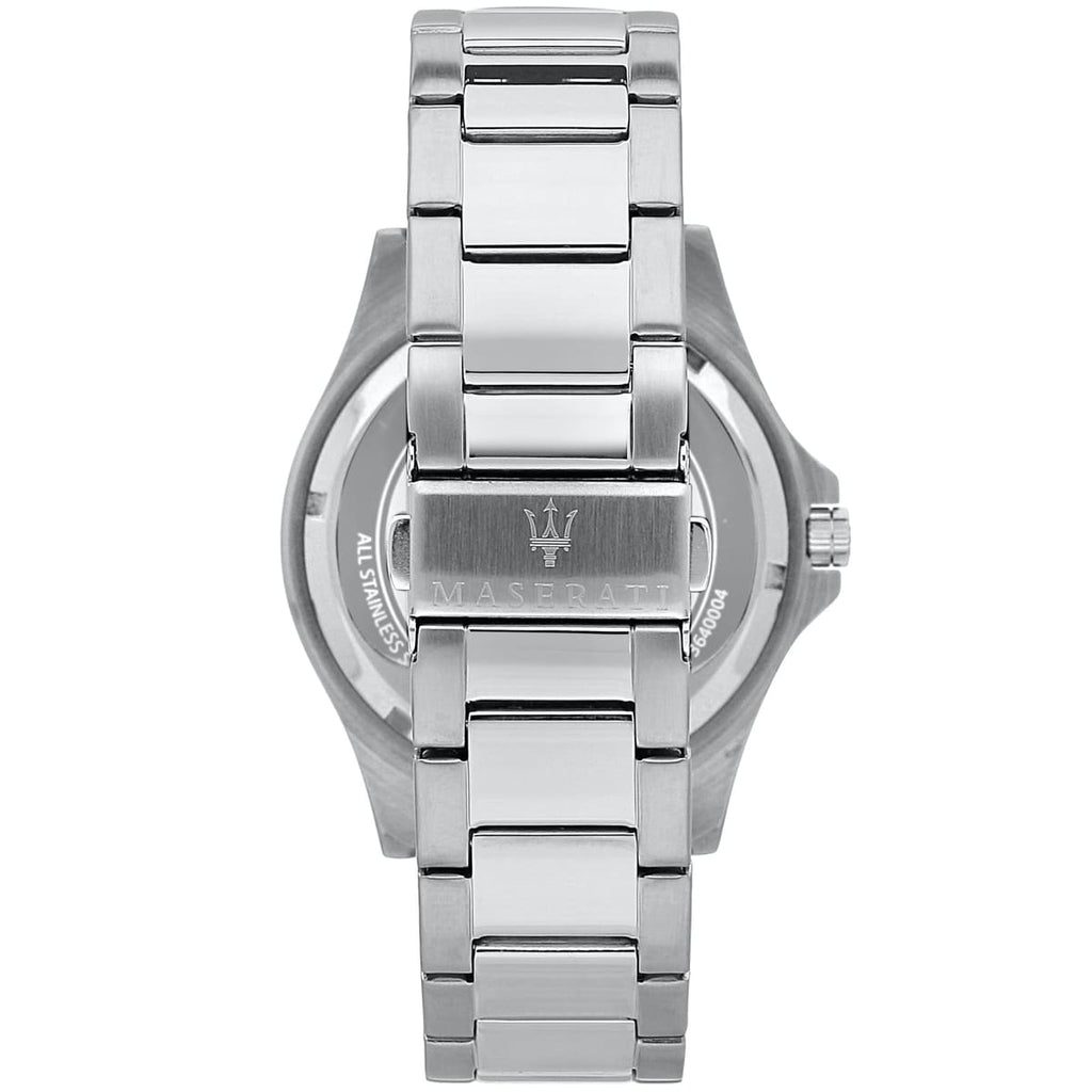 Maserati Sfida R8853140001 44mm Men’s Quartz Watch – Blue To Black Gradient Dial & Silver-Tone Link Bracelet