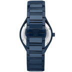 Maserati Stile Blue Edition R8853141001 45mm Men’s Quartz Watch – Blue Waffle-Textured Dial & Blue Link Bracelet