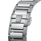 Maserati Stile R8853142006 45mm Men’s Quartz Watch – Blue Waffle-Textured Dial & Silver Link Bracelet