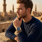 Maserati Attrazione R8853151008 43mm Men’s Chronograph Watch – Blue Sunray Dial & Two-Tone Link Bracelet