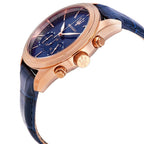 Maserati Traguardo R8871612015 45mm Men’s Chronograph Watch – Blue Sunray Dial & Blue Croco-Embossed Leather Strap