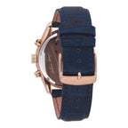 Maserati Traguardo R8871612015 45mm Men’s Chronograph Watch – Blue Sunray Dial & Blue Croco-Embossed Leather Strap