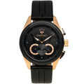 Maserati Traguardo R8871612025 45mm Men’s Chronograph Watch – Black Dial & Black Genuine Leather Strap