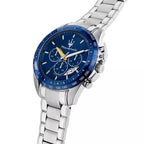 Maserati Traguardo R8871612039 45mm Men’s Chronograph Watch – Blue Dial & Silver-Tone Link Bracelet