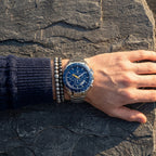 Maserati Traguardo R8871612039 45mm Men’s Chronograph Watch – Blue Dial & Silver-Tone Link Bracelet
