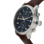 Maserati Epoca R8871618001 42mm Men’s Chronograph Watch – Blue Sunray Dial & Brown Leather Strap