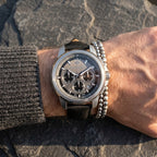 Maserati Successo R8871621006 44mm Men’s Chronograph Watch – Gray Sunray Dial & Smooth Black Leather Strap
