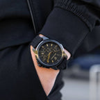 Maserati Successo R8871621011 44mm Men’s Chronograph Watch – Black Dial & Black Silicone Strap