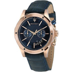Maserati Circuito R8871627002 44mm Men’s Chronograph Watch – Blue Dial & Blue Alligator-Pattern Leather Strap