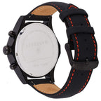 Maserati Circuito R8871627004 44mm Men’s Chronograph Watch – Black Dial & Perforated Black Leather Strap