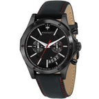 Maserati Circuito R8871627004 44mm Men’s Chronograph Watch – Black Dial & Perforated Black Leather Strap