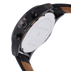 Maserati Circuito R8871627004 44mm Men’s Chronograph Watch – Black Dial & Perforated Black Leather Strap