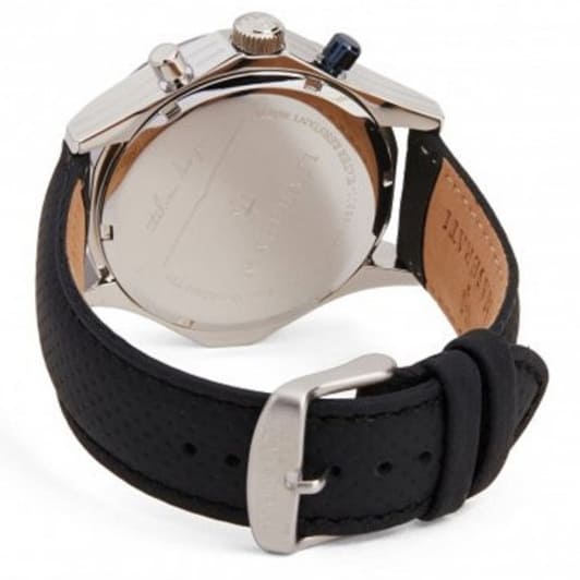Maserati Circuito R8871627005 44mm Men’s Chronograph Watch – Silver Dial & Perforated Black Leather Strap