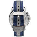 Maserati Royale R8871637001 45mm Men’s Chronograph Watch – Blue Sunray Dial & Blue Fabric Synthetic Fiber Strap